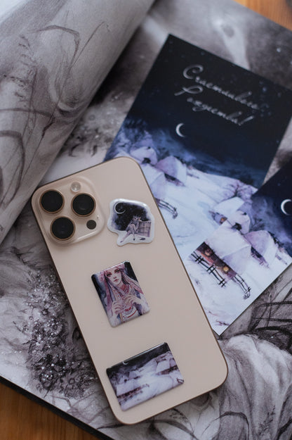 Новогодний набор книг с иллюстрациями Оксаны Викторовой